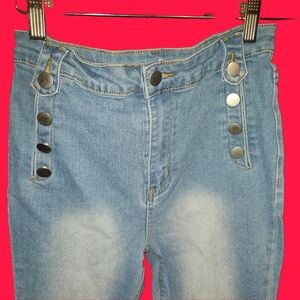 SHEIN Light Blue Bootcut Jeans 😍👖 #Fashion #Jeans #SHEIN #OOTD #Style 🥰✨💯